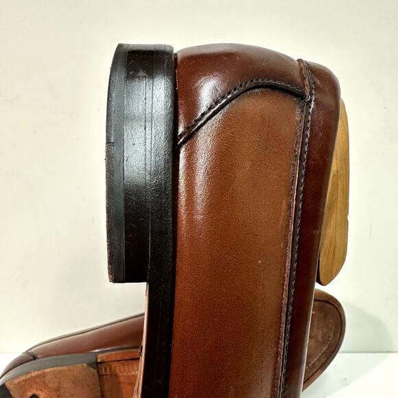 VERY GOOD Cole Haan Buckle Loafer Kiltie Handsewn Moc Made in Maine USA 10.5 D - Picture 13 of 13